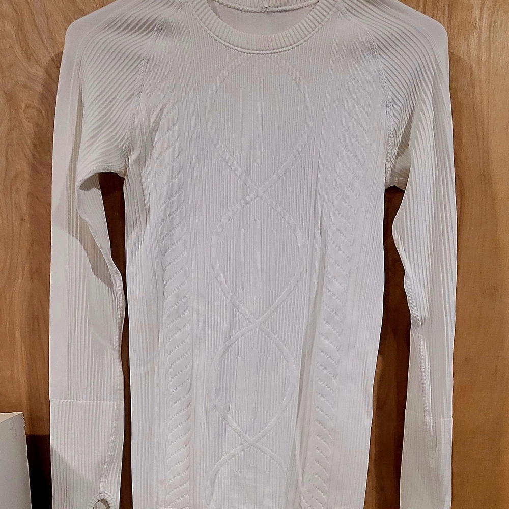 lululemon athletica White Crewneck Sweater